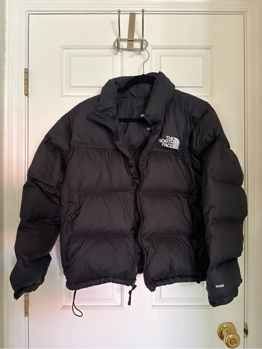 The North Face Black Women's Puffer Jacket with Logo
